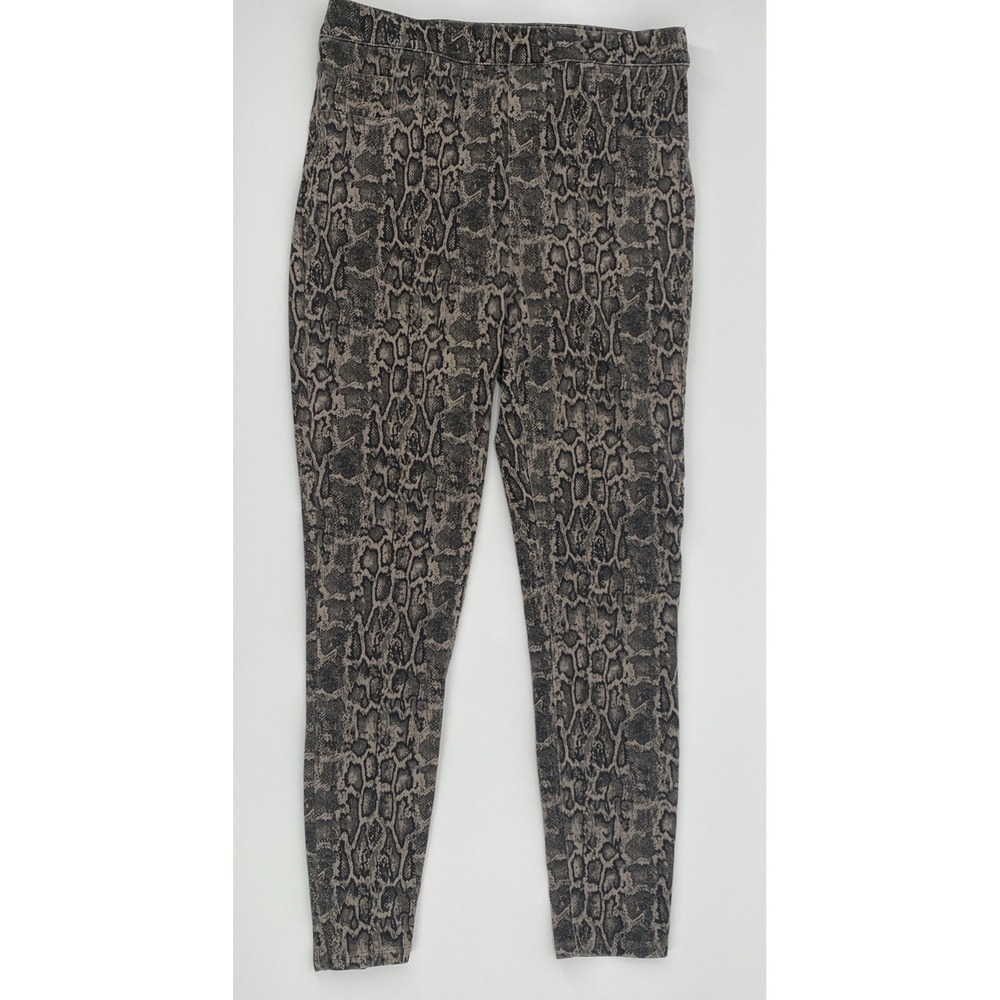 SPANX Leggings  Snake Print Slimming Stretchy Ankle‎ Pants Stretch Women's Large